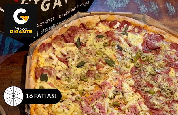 Oferta De Pizza Gigante Com 16 Fatias No Cidade Oferta Cidade Oferta